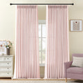 Nalqet 2 Panels Pinch Pleated Linen Curtains