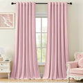 Nalqet 2 Panels Velvet Curtains for Home