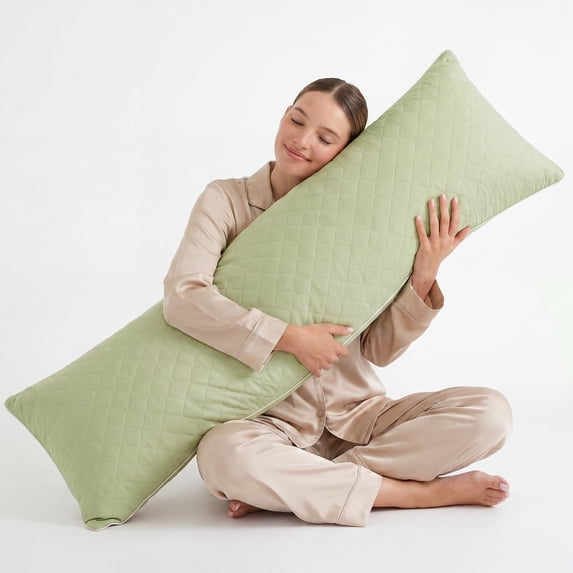 Nalqet 20x54 Adult Body Pillow with Shredded Memory Foam